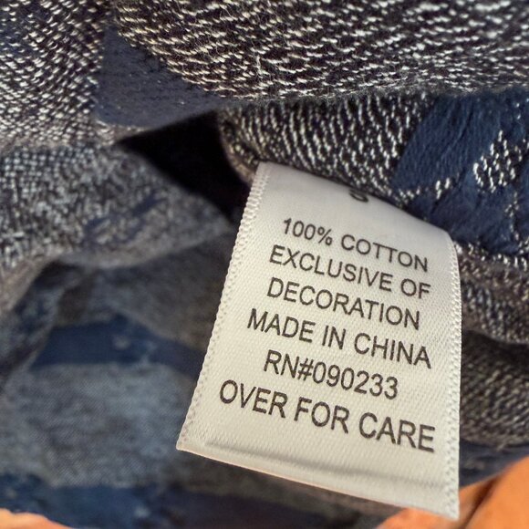 On The Byas Casual Button Down Long Sleeve Shirt, Men's Small - Picture 4 of 4